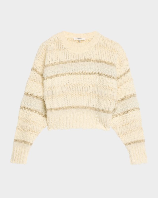 Textured Stripe Sweat